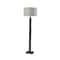 Homeroots Black Wood Floor Lamp18 x 18 x 61.5 in. 372870 - alternate 1